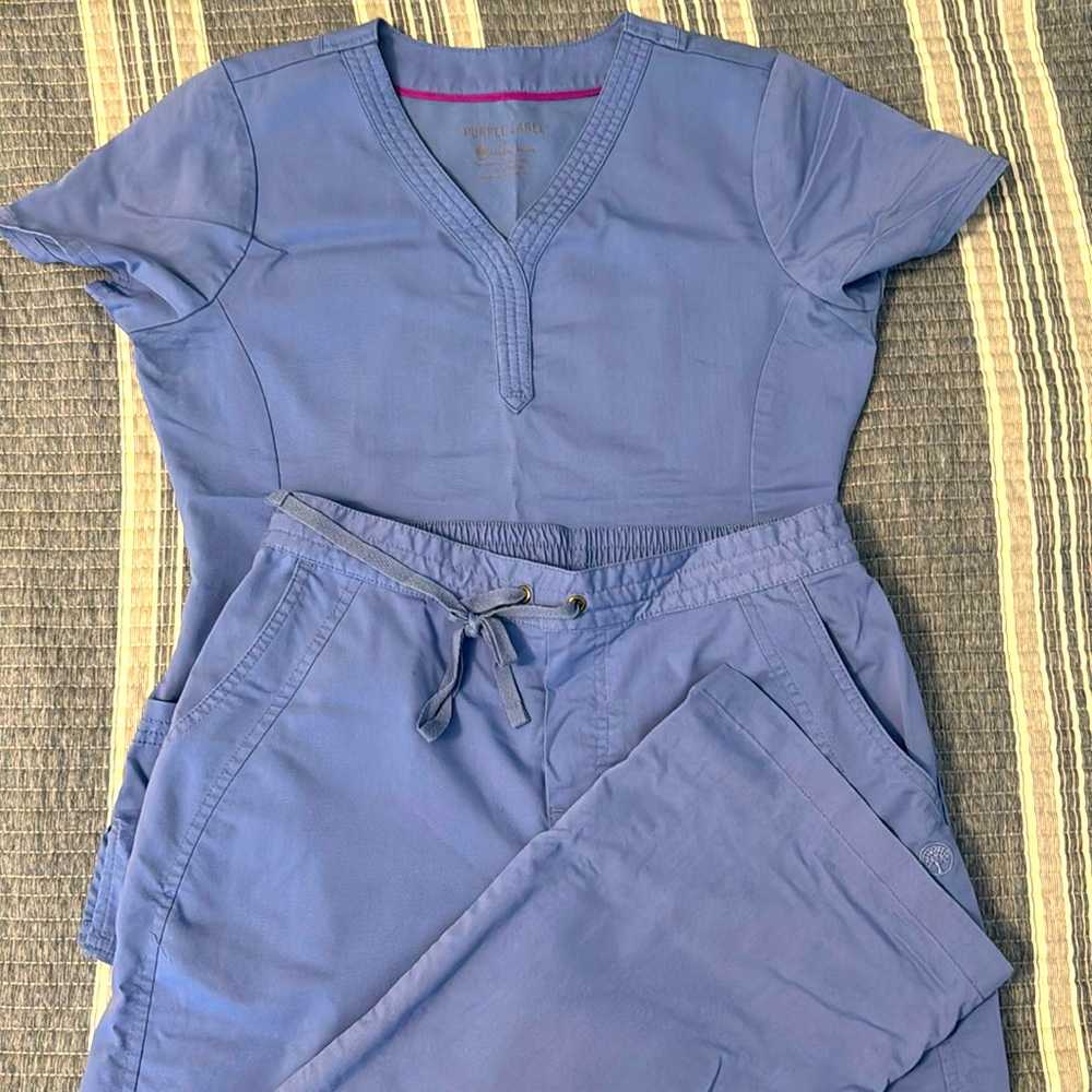 Baby blue scrubs